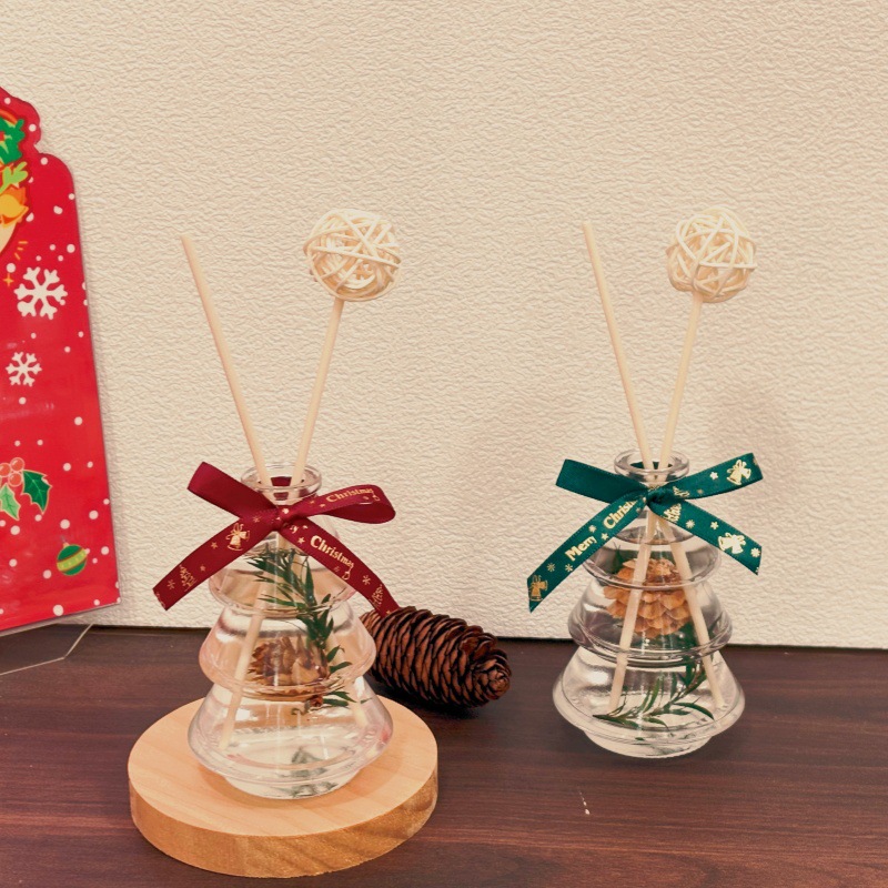 Home Fragrance Reed Diffuser - 100ml Christmas Tree Flameless Reed Diffuser