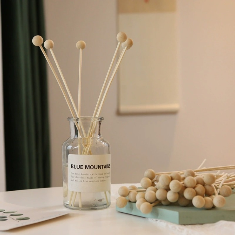 Home Fragrance Reed Diffuser - 30Pcs/Lot Fireless Wood Ball Aroma Reed
