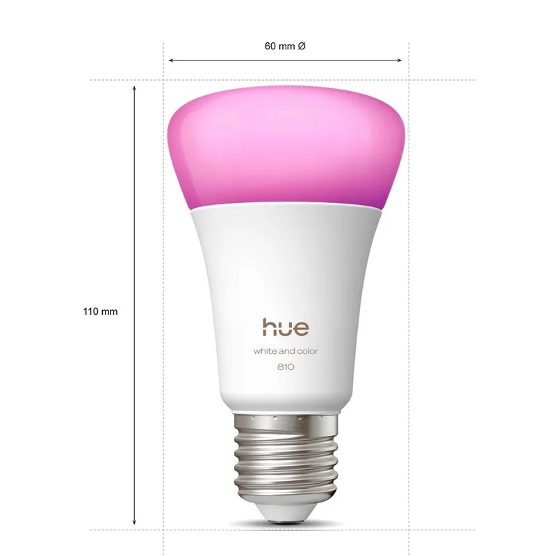 Philips Hue E27 A60 White and  - đánh giá và giá Philips Bulb Hue