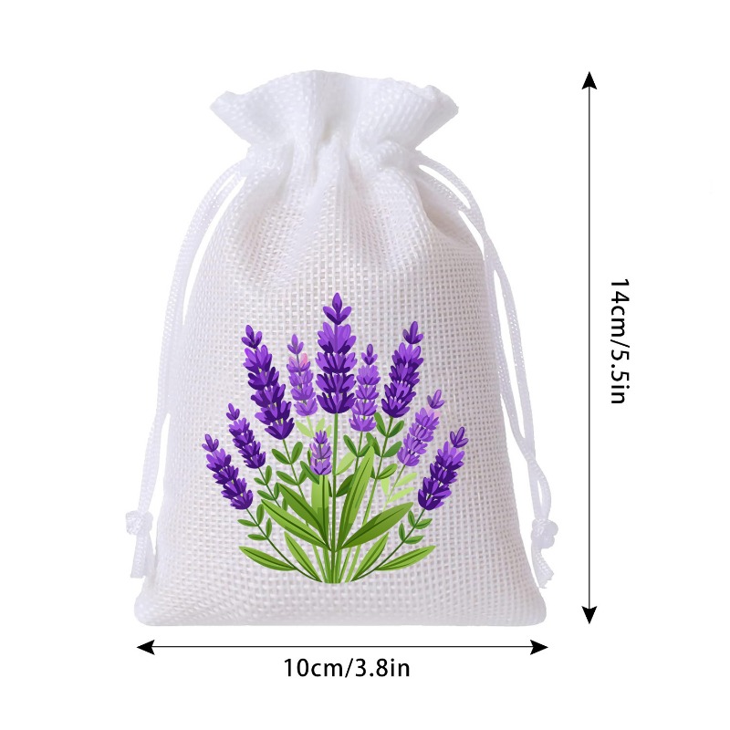 8pcs White Purple Drawstring L - đánh giá và giá Home Fragrance Linen