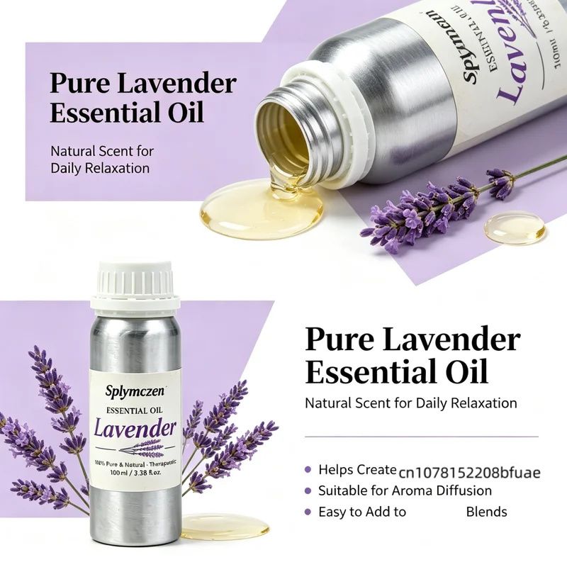 100ml Pure Natural Lavender Ar - đánh giá và giá Home Fragrance Reed Diffuser