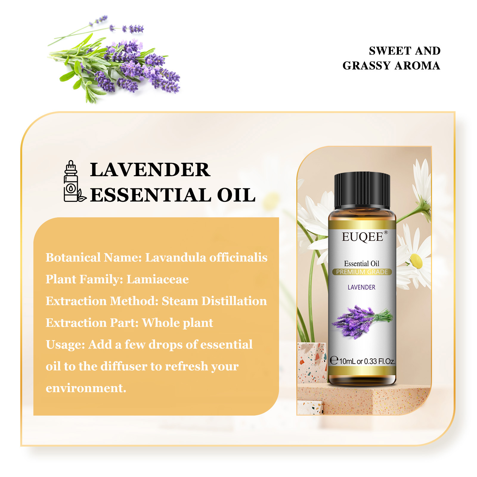 EUQEE 10ml Pure Natural Essent - đánh giá và giá Home Fragrance Liquid